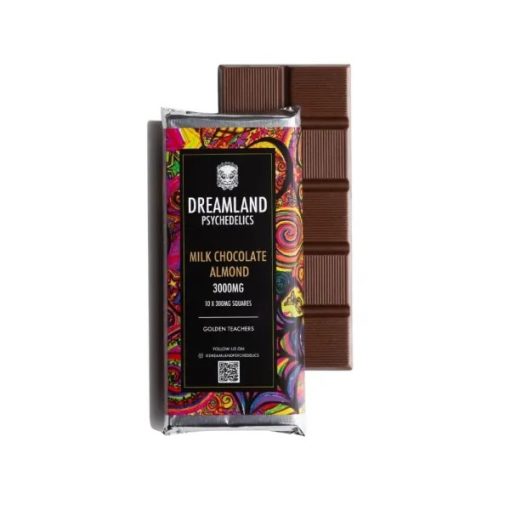 Milk Almond Chocolate Psilocybin Bar – 3000MG